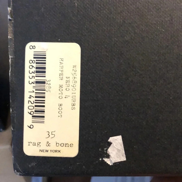 RAG & BONE HARPER MOTO LEATHER BOOT - Picture 8 of 14